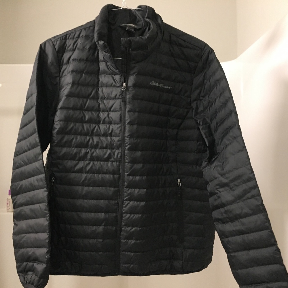 Eddie Bauer Puffer jacket in black XL Womens winter coat